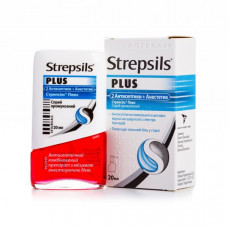 Strepsils Plus aerosol in diseases of a throat, 20 ml