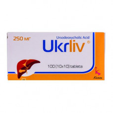 Ukrliv tablets on 250 mg, 100 pieces.