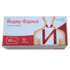 Yodid-Pharmak tablets on 100 mkg, 50 pieces.