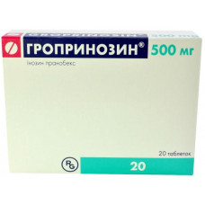 Groprinozin of a tablet on 500 mg, 20 pieces.