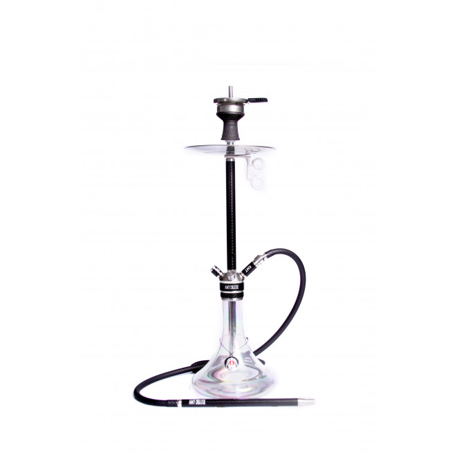 Hookah AMY Deluxe SS21.01R BK-TR (Transparent)