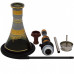 Hookah Kaya Tradi Gray Elox Epoxy Schwarz 2S (Black)