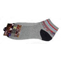 Mens socks. Packaging 12 pairs. Size from 41 to 45. Composition: 80% cotton, 20% Lycra