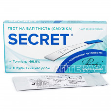 Secret the test for definition of pregnancy, 1 piece.