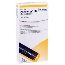 Aktrapid NM Flekspen solution for injections on 3 ml in the cartridge, 100 ME/ml, 5 pieces.