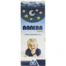 Alleva syrup for children for normalization of a dream, 150 ml