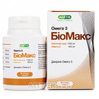 Omega-3 BioMAX dietary additive, capsules, 30 pieces.