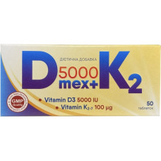 D Mex 5000 + K2 of a tablet, 50 pieces.