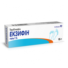 Ekzifin gel of 1%, 15 g.