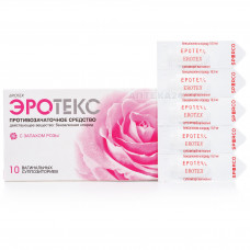 Erotex candles with a smell of rose, 10 pieces.