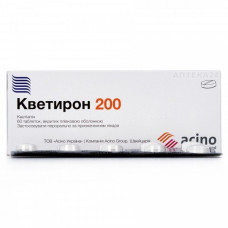 Kvetiron of the 200th tablet on 200 mg, 10 pieces.