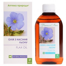 Oil from seeds of a flax, 200 ml