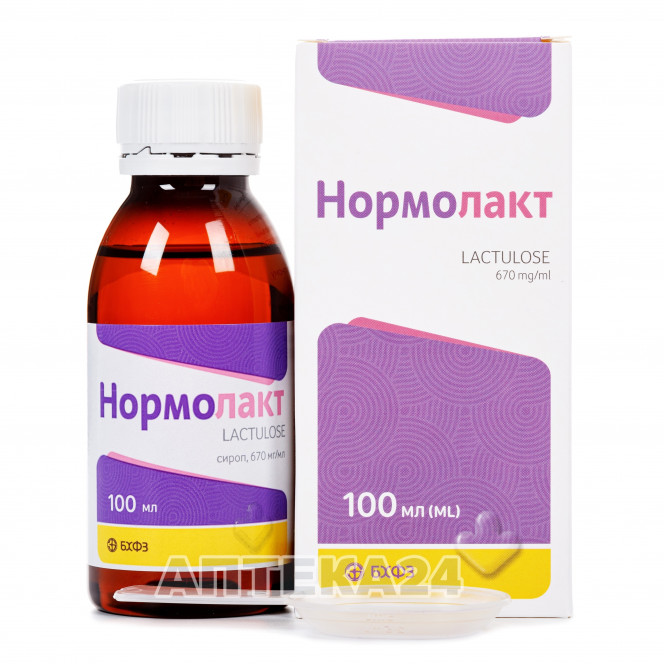 Normolakt syrup, 670 mg/ml, 100 ml