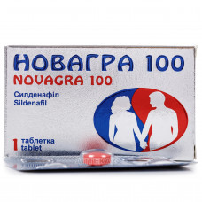 Novagra of a tablet for potency of 100 mg No. 1