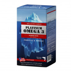 Omega-3 Platinum of the capsule dietary additive, 60 pieces.