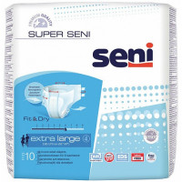 SENI Extra Large Super diapers, 10 pieces.