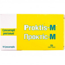 Proktis-M 2 g No. 10 suppositories rectal