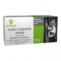 Selenium with zinc an asset of a tablet, 80 pieces.