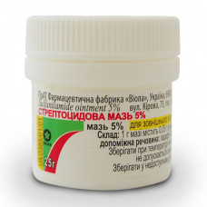 Streptotsidovy ointment of 5% 25 g Comte.