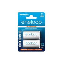 The adapter the PANASONIC Eneloop adapter from the AA type on C 2 pieces.