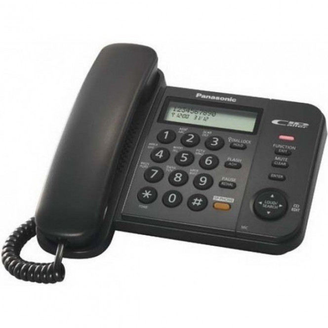 Phone cord Panasonic KX-TS2356UAB Black