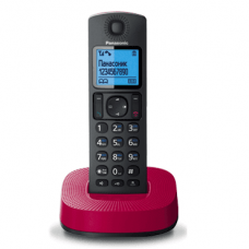 DECT Panasonic KX-TGC310UCR Black Red phone