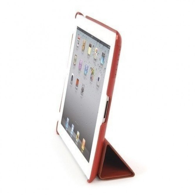 Чехол Tucano для планшета iPad New Magico eco leather на заднюю стенку Red