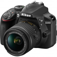 NIKON D3400 AF-P 18-55 VR Black camera (VBA490K001)