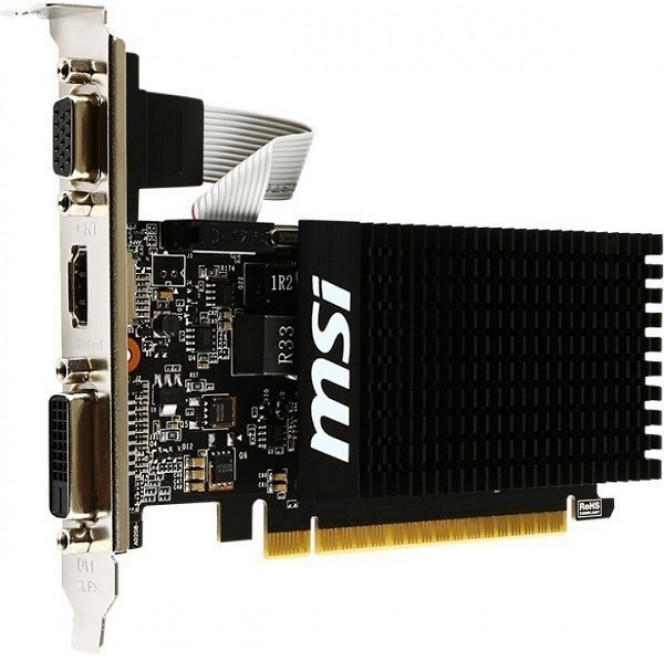 Video card MSI GeForce GT 710 1GB of DDR3 Low Profile Silent (GT_710_1GD3H_LP)