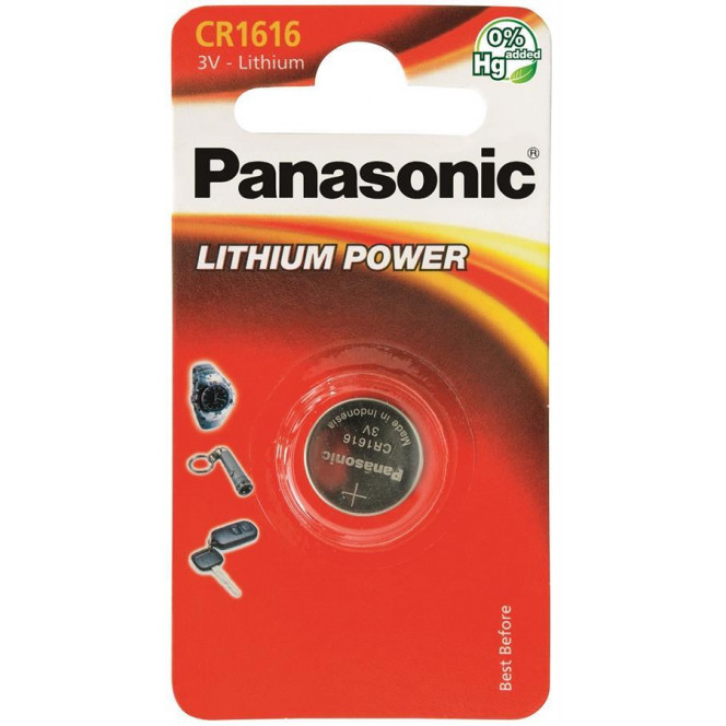 Battery of Panasonic of CR 1616 BLI 1 LITHIUM