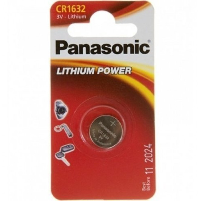 Battery of Panasonic of CR 1632 BLI 1 LITHIUM