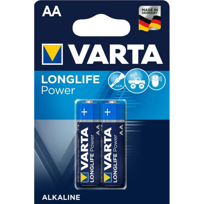 VARTA LONGLIFE Power AA BLI 2 ALKALINE battery