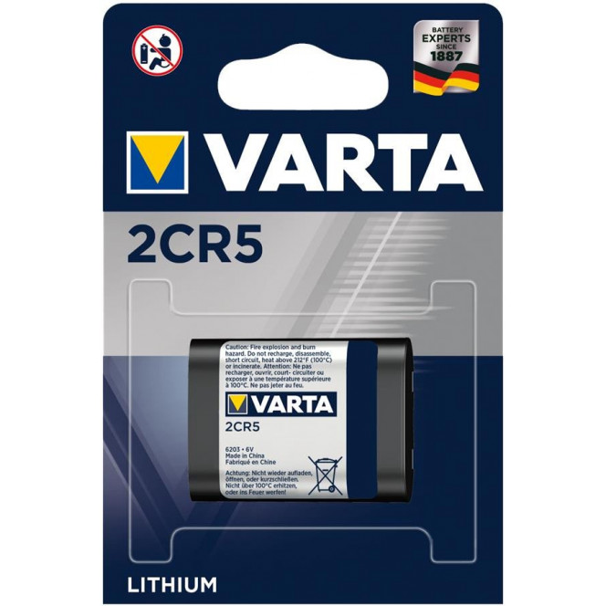 VARTA 2CR5 BLI 1 LITHIUM battery