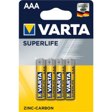 VARTA SUPERLIFE AAA BLI 4 ZINC-CARBON battery