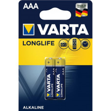 VARTA LONGLIFE AAA BLI 2 ALKALINE battery