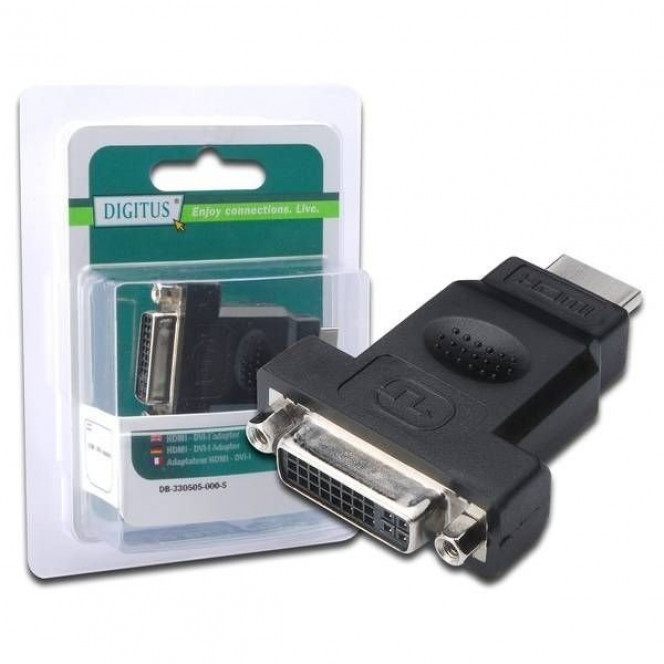 Adapter Digitus HDMI to DVI-I (24+5), black