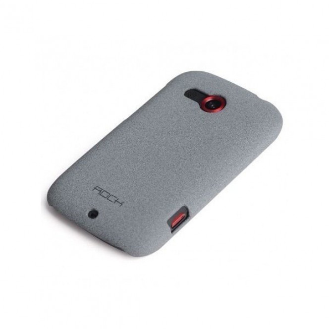 Rock cover for HTC Desire C light gray quicksand Polycarbonate