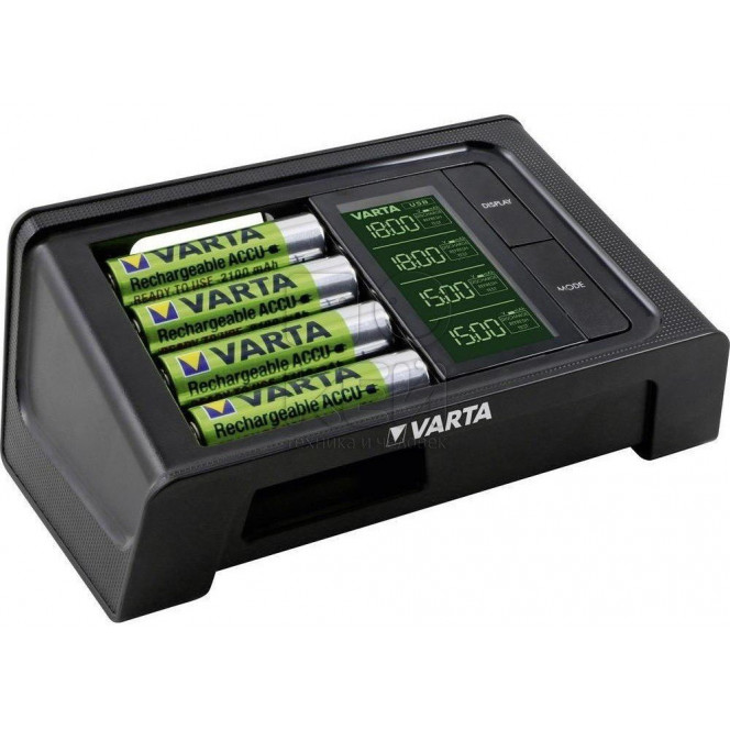 VARTA LCD Smart Charger charger + 4AA 2100 mAh