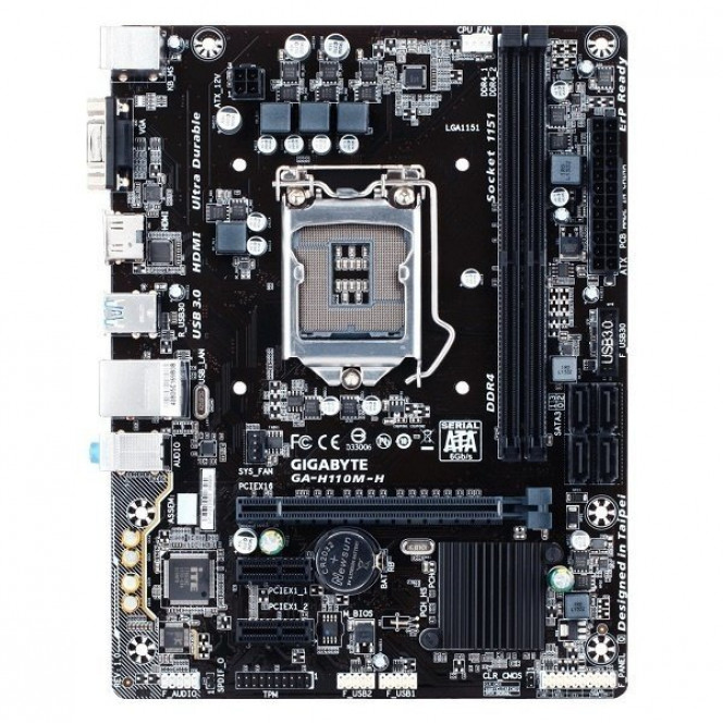 Материнская плата GIGABYTE GA-H110M-H (GA-H110M-H)