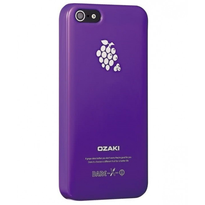 Ozaki cover for iPhone 5/5S/SE O! Coat Fruit GRAPE