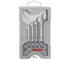 A set of drills on a tile Bosch X-Pro 5 Expertceramic, 5 pieces