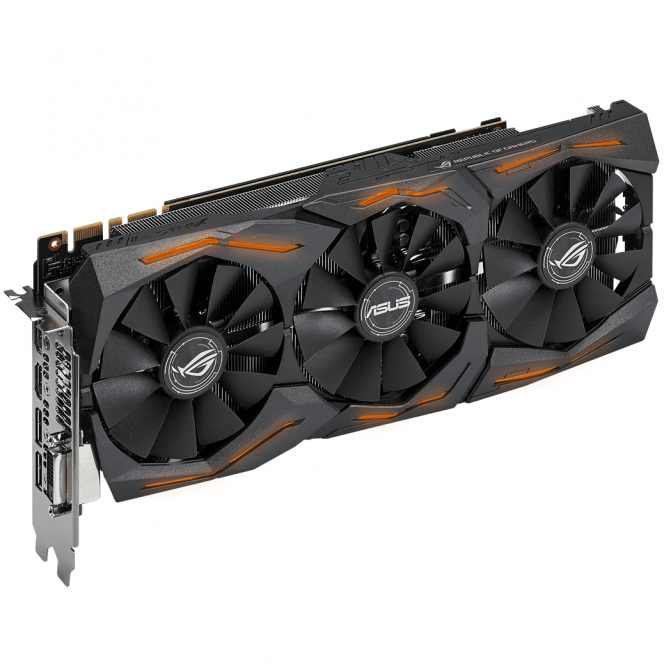 Video card of ASUS GeForce GTX 1080 8GB of GDDR5X Gaming Strix (STRIX-GTX1080-8G-GAMING)