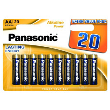 Батарейка Panasonic Alkaline Power AA BLI 20