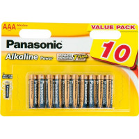 Panasonic Alkaline Power AAA BLI 10 battery