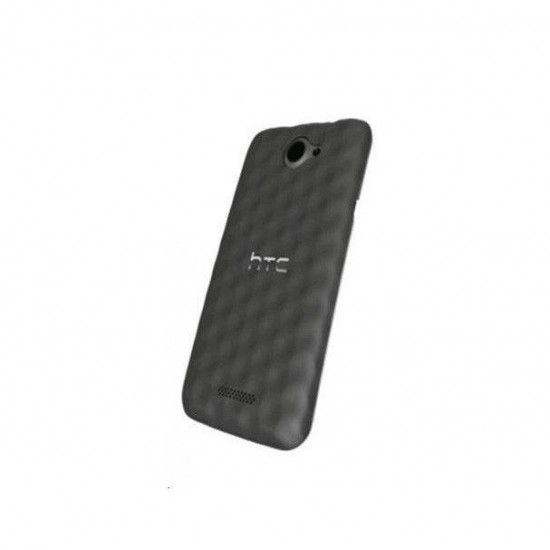 Cover of HTC for HTC OneSV translucent Black dimple hard shell