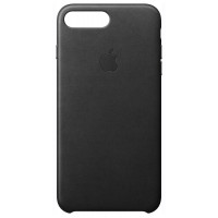 Чехол Apple Leather Case для iPhone 7 Plus Black (MMYJ2ZM/A)