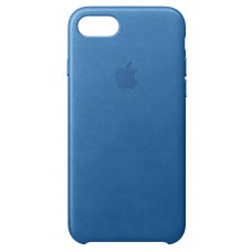 Чехол Apple Leather Case для iPhone 7 Sea Blue (MMY42ZM/A)