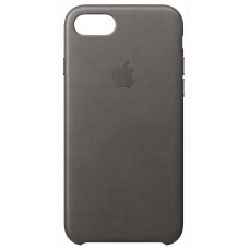 Чехол Apple Leather Case для iPhone 7 Storm Gray (MMY12ZM/A)