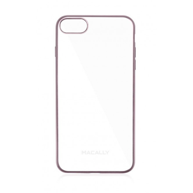 Чехол Macally для iPhone 8/7 LUXR soft TPU Rose Gold