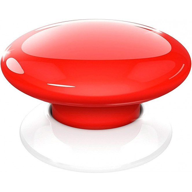 Z-Wave Fibaro The Button red control button (red)